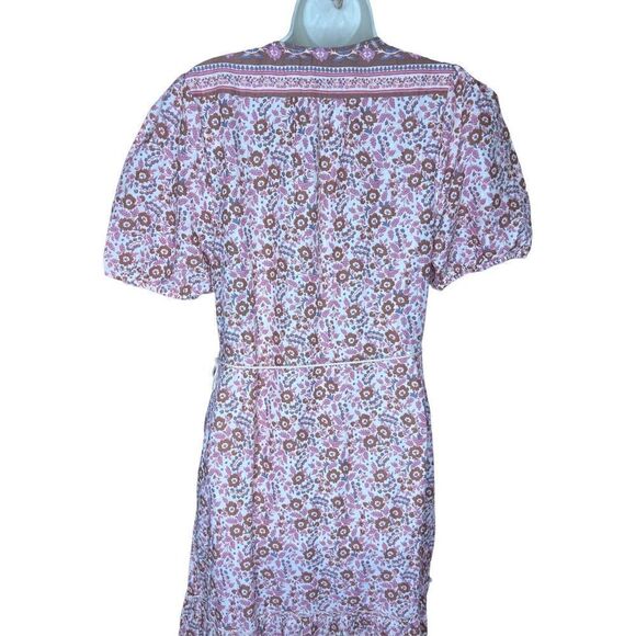 Faherty Orinda Organic Cotton Floral Maxi Dress NWT Size Small - Picture 11 of 13